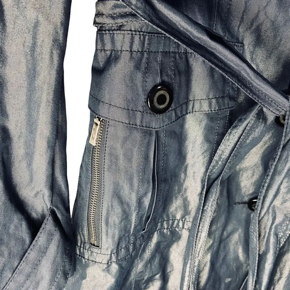 Anne Klein Navy Trench Coat